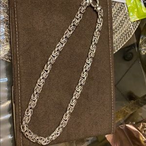 Women’s sterling silver Byzantine made in Italy solid